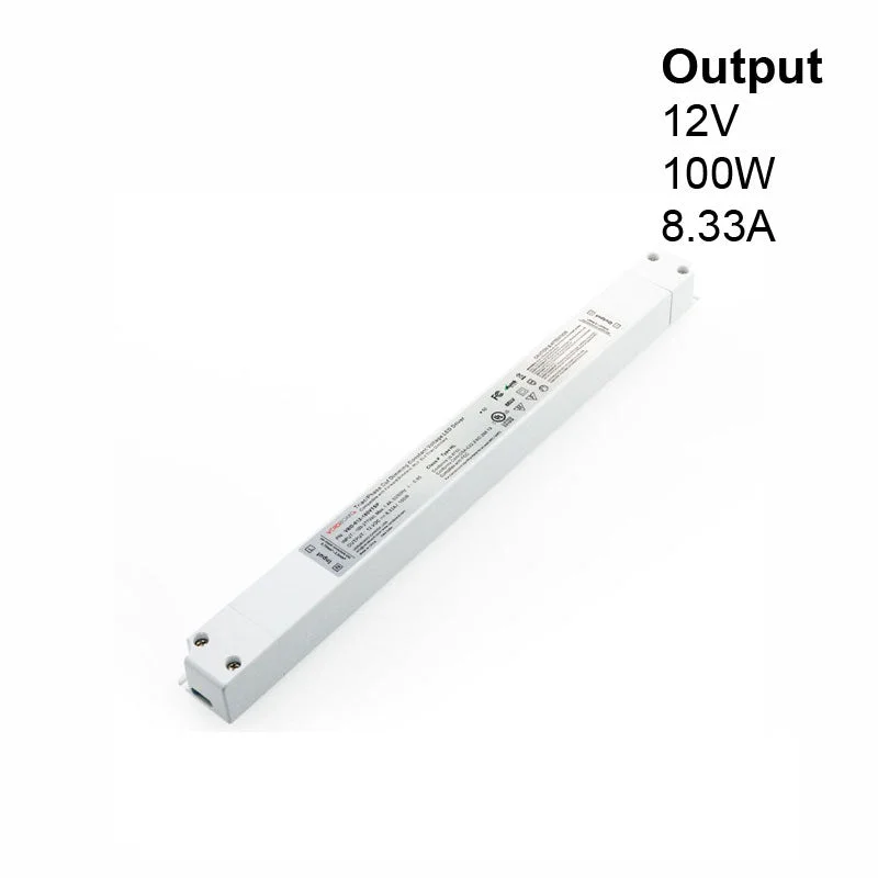 Track lighting for accentuating artworksSuper Slim VBD-012-100VTSP Triac Dimmable Constant Voltage LED Driver, 12V 8.33A 100W Track lighting for accentuating artworksSuper Slim VBD-012-100VTSP Triac Dimmable Constant Voltage LED Driver, 12V 8.33A 100W