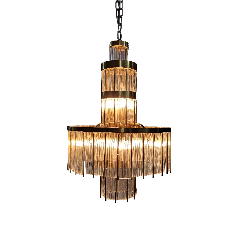 Chandeliers with Murano Glass for a High - End Artistic Touch29" H METAL+CRYSTAL CHANDELIER Chandeliers with Murano Glass for a High - End Artistic Touch29" H METAL+CRYSTAL CHANDELIER