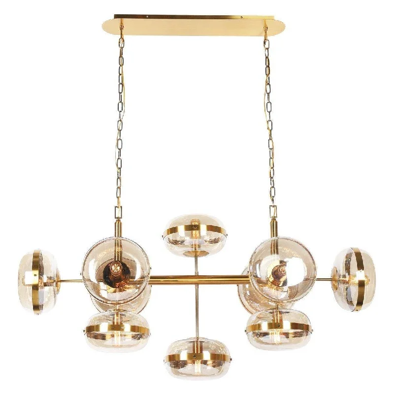 Chandeliers with Frosted Glass for a Softer Light DiffusionNottingham Chandelier