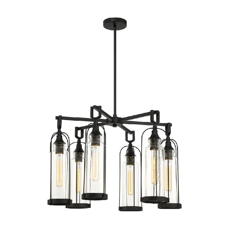 Ceiling - Mounted Chandeliers for Standard CeilingsYasmin 27" 6 Light Outdoor Chandelier Ceiling - Mounted Chandeliers for Standard CeilingsYasmin 27" 6 Light Outdoor Chandelier