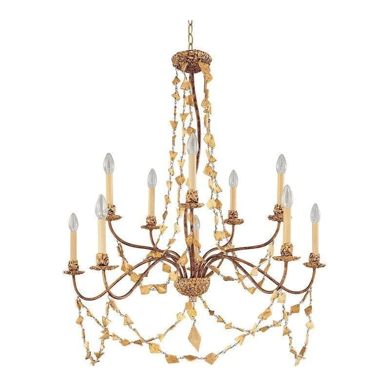 Rustic Wood Chandeliers for Country - Style HousesFlambeau Mosaic 10 Light Gold Chandelier Rustic Wood Chandeliers for Country - Style HousesFlambeau Mosaic 10 Light Gold Chandelier
