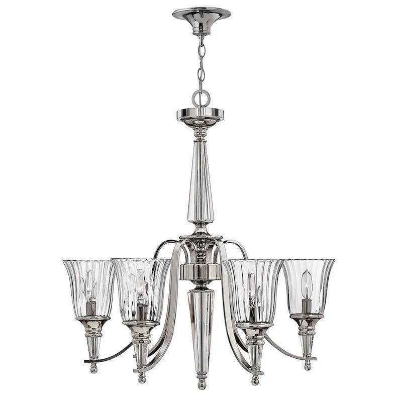 Small Chandeliers for Compact RoomsHinkley Chandon 6 Light Polished Sterling Chandelier Small Chandeliers for Compact RoomsHinkley Chandon 6 Light Polished Sterling Chandelier