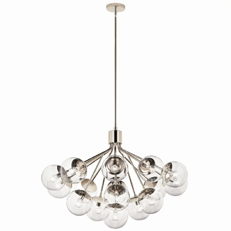 Modern Crystal Chandeliers for Contemporary HomesSilvarious 16 Light Chandelier Convertible Modern Crystal Chandeliers for Contemporary HomesSilvarious 16 Light Chandelier Convertible