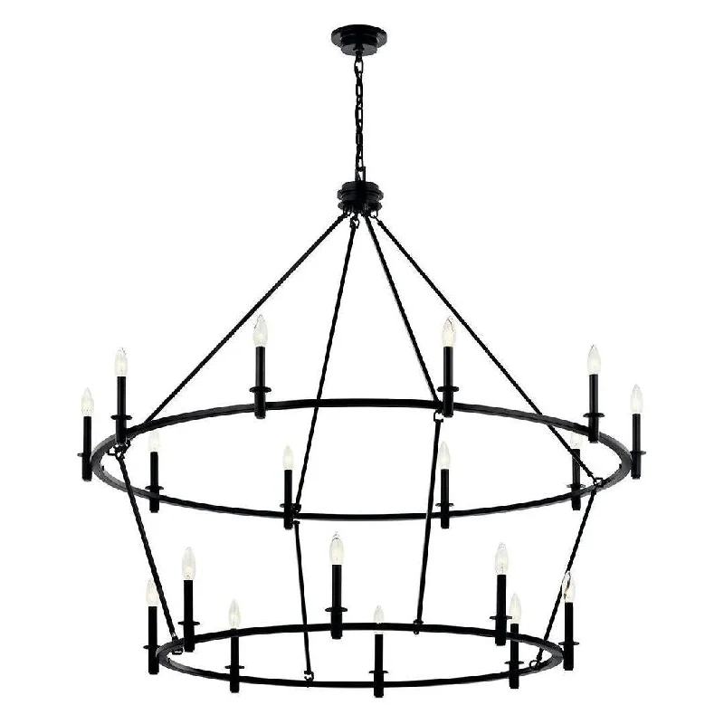 Chandeliers with Metal Frames in Copper FinishCarrick 54.25" 18-Light 2-Tier Chandelier Chandeliers with Metal Frames in Copper FinishCarrick 54.25" 18-Light 2-Tier Chandelier