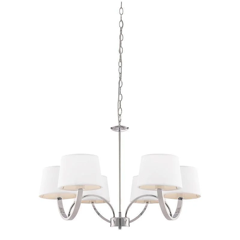 Traditional Brass Chandeliers for Classic InteriorsEndon Macy 6 Arm Chrome Finish Chandelier Traditional Brass Chandeliers for Classic InteriorsEndon Macy 6 Arm Chrome Finish Chandelier