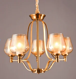 Chandeliers with Murano Glass for a High - End Artistic TouchNostalgia Golden Finish Antique Chandelier (D3108-5) Chandeliers with Murano Glass for a High - End Artistic TouchNostalgia Golden Finish Antique Chandelier (D3108-5)