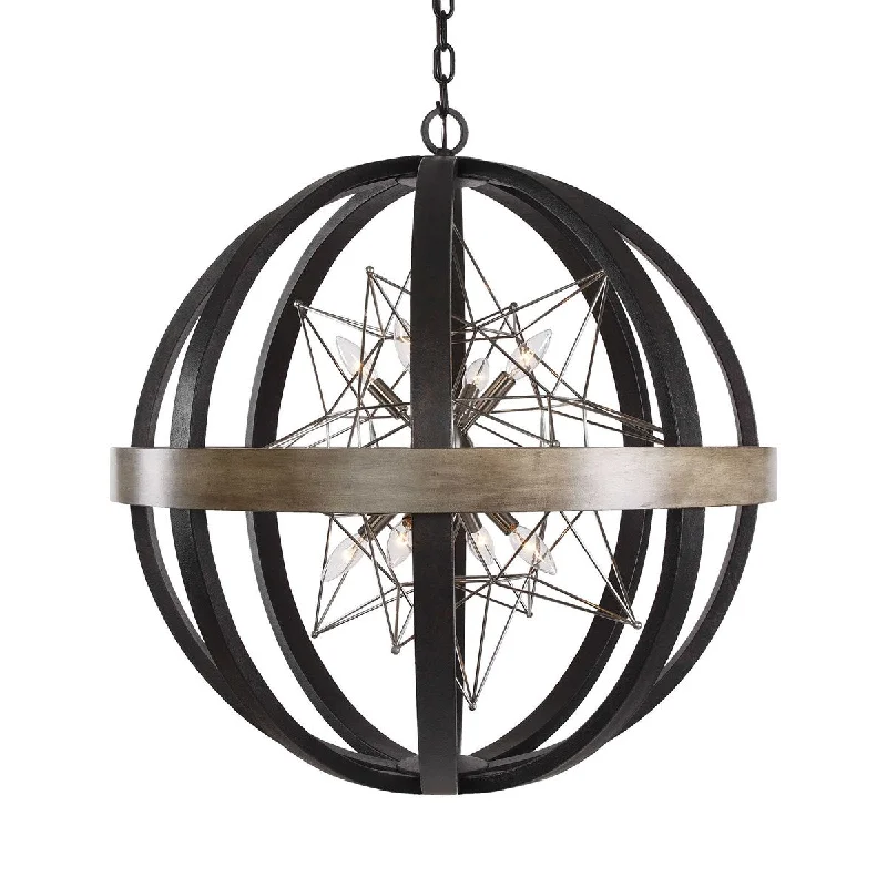 Chandeliers with Sputnik - Style Design for a Futuristic VibePolaris, 8 Lt Large Chandelier Chandeliers with Sputnik - Style Design for a Futuristic VibePolaris, 8 Lt Large Chandelier