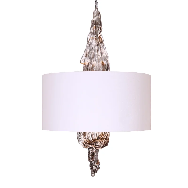 Chandeliers with Adjustable Arms for Directional LightingPOLYRESIN CHANDELIER,SILVER Chandeliers with Adjustable Arms for Directional LightingPOLYRESIN CHANDELIER,SILVER