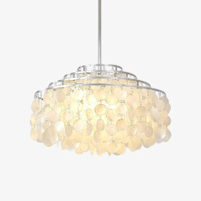 Chandeliers with Murano Glass for a High - End Artistic TouchRound Shell Chandelier B