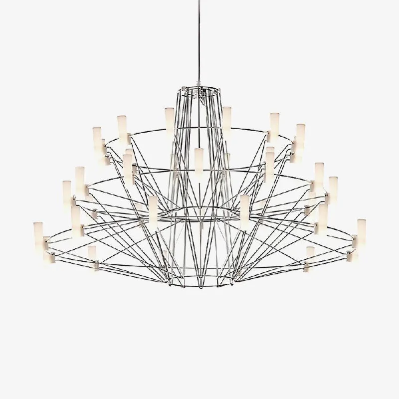 Industrial Iron Chandeliers for Loft - Inspired SpacesSky Ballet Chandelier