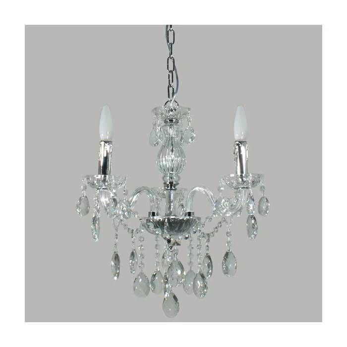 Chandeliers with Frosted Glass for a Softer Light DiffusionVenice 3 Light Chandelier Chandeliers with Frosted Glass for a Softer Light DiffusionVenice 3 Light Chandelier