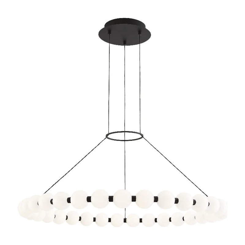 Chandeliers with Metal Frames in Silver FinishOrbet 36 Chandelier