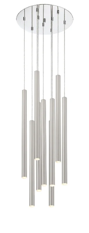 Chandeliers with Metal Frames in Black FinishForest LED Chandelier