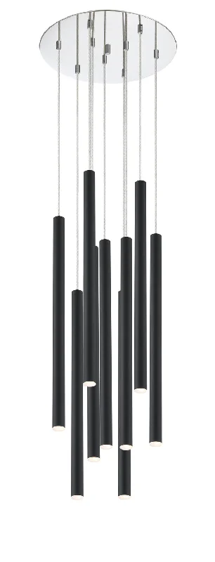 Chandeliers for High Ceilings to Fill Vertical SpaceForest LED Chandelier