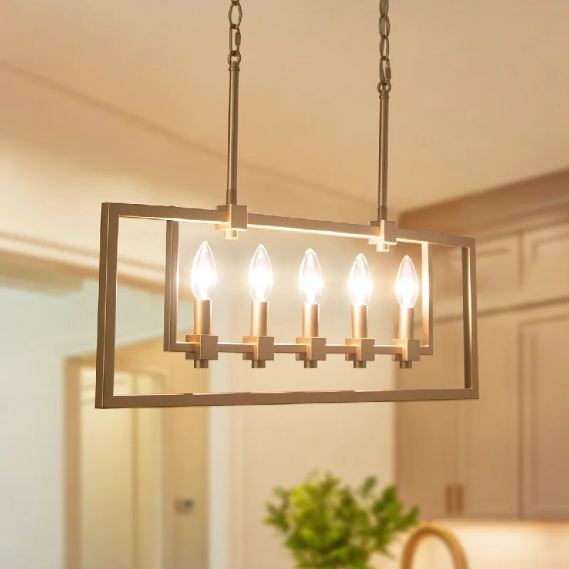 Chandeliers with Metal Frames in Copper FinishChandeliers with Metal Frames in Copper Finish28-inch Modern Industrial 5-Lights Geometric Chandelier Linear Candle Lights for Dining Room - L28" x W5" x H18" Chandeliers with Metal Frames in Copper FinishChandeliers with Metal Frames in Copper Finish28-inch Modern Industrial 5-Lights Geometric Chandelier Linear Candle Lights for Dining Room - L28" x W5" x H18"