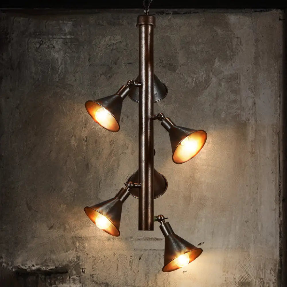 Chandeliers with Colored Glass for a Splash of ColorChandeliers with Colored Glass for a Splash of ColorVintage Funnel Chandelier Lamp - 6-Head Iron Angle Adjustable Pendant Light in Bronze Chandeliers with Colored Glass for a Splash of ColorChandeliers with Colored Glass for a Splash of ColorVintage Funnel Chandelier Lamp - 6-Head Iron Angle Adjustable Pendant Light in Bronze