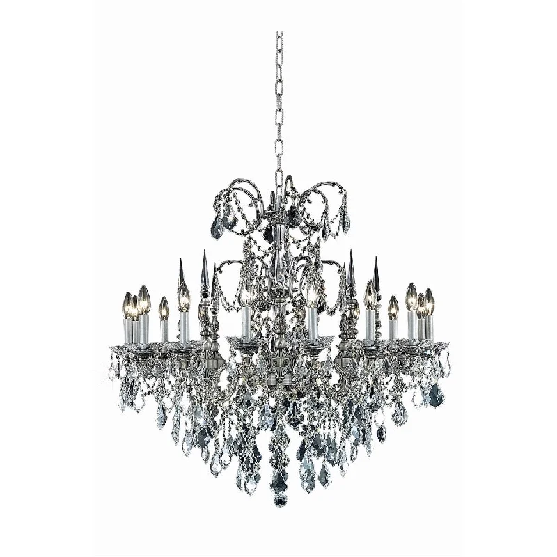 Large Chandeliers for Grand Halls and FoyersLarge Chandeliers for Grand Halls and FoyersAthena 16 light Pewter Chandelier Clear Elegant Cut Crystal - One Size Large Chandeliers for Grand Halls and FoyersLarge Chandeliers for Grand Halls and FoyersAthena 16 light Pewter Chandelier Clear Elegant Cut Crystal - One Size