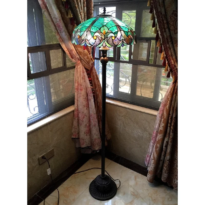 Industrial Style Floor Lamp with Exposed Bulbs for Loft ApartmentsChloe Tiffany Style Victorian Design 2-light Floor Lamp Industrial Style Floor Lamp with Exposed Bulbs for Loft ApartmentsChloe Tiffany Style Victorian Design 2-light Floor Lamp