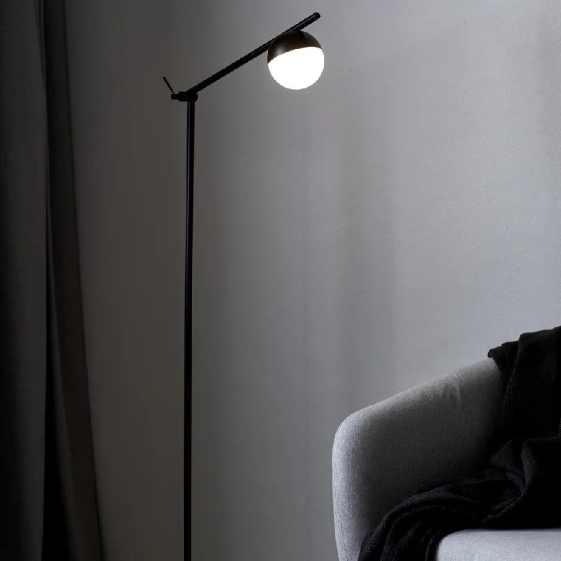 Adjustable Height Floor Lamp for Versatile Lighting NeedsContina Swing Arm Floor Lamp - Black Adjustable Height Floor Lamp for Versatile Lighting NeedsContina Swing Arm Floor Lamp - Black