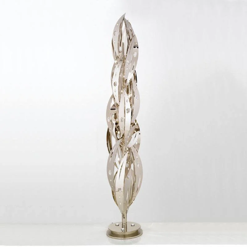 Marble Base Floor Lamp for a Touch of LuxuryCrystal Palm Floor Lamp