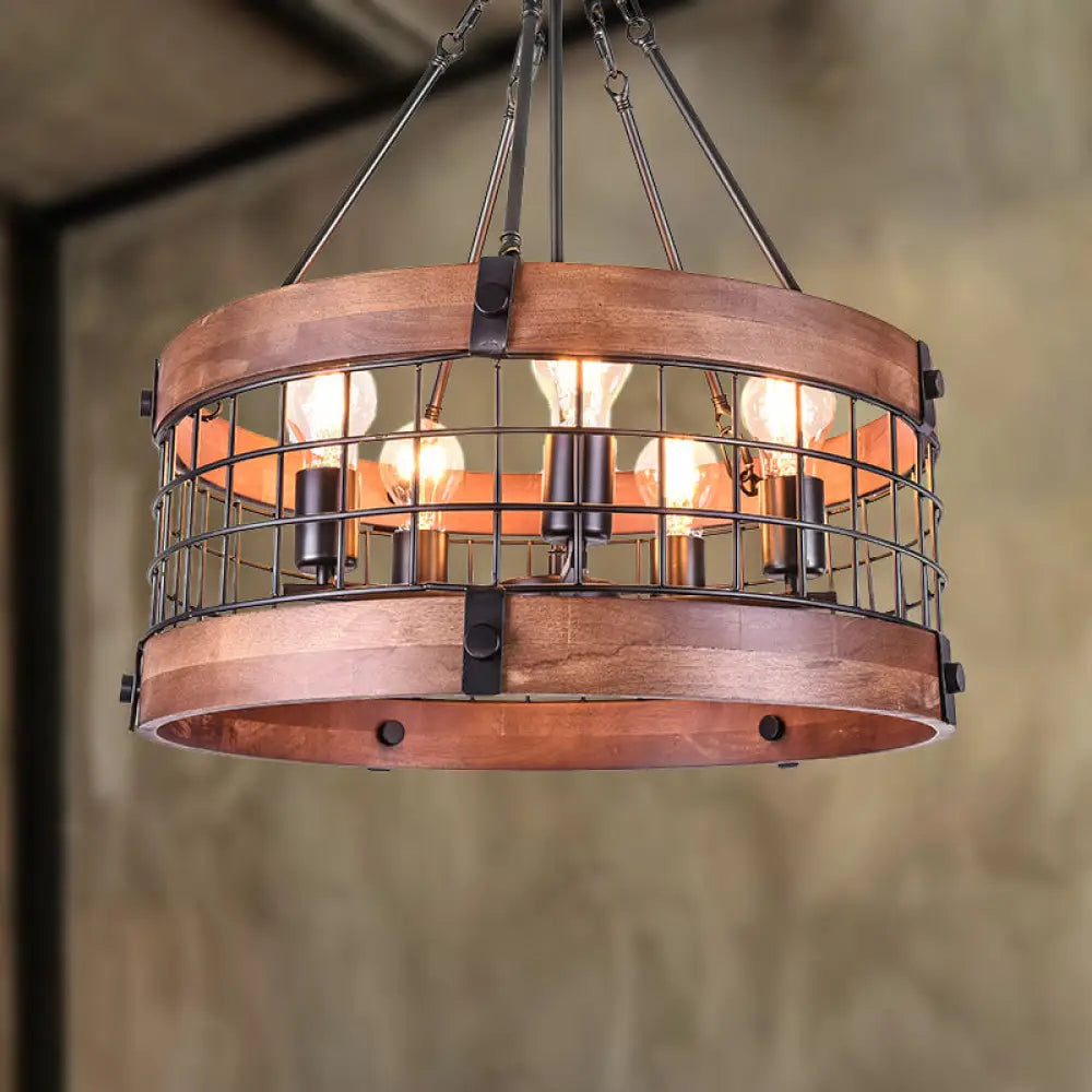 Chandeliers with Dimmable Lights for Ambiance ControlChandeliers with Dimmable Lights for Ambiance ControlHanging Farmhouse Suspension Lamp: Drum Metal and Wood Fixture with Mesh Screen, Lodge Style, Multi Light | Brown Chandeliers with Dimmable Lights for Ambiance ControlChandeliers with Dimmable Lights for Ambiance ControlHanging Farmhouse Suspension Lamp: Drum Metal and Wood Fixture with Mesh Screen, Lodge Style, Multi Light | Brown