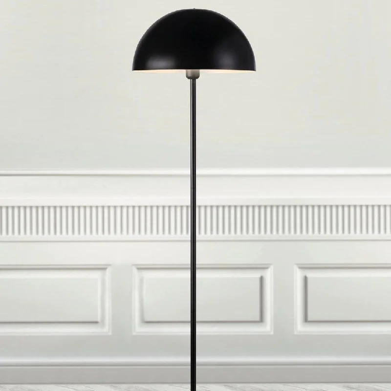 Industrial Style Floor Lamp with Exposed Bulbs for Loft ApartmentsEllen Dome Floor Lamp - Black Industrial Style Floor Lamp with Exposed Bulbs for Loft ApartmentsEllen Dome Floor Lamp - Black