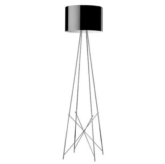Dimmable Floor Lamp for Adjustable Lighting AmbianceFLOS Ray F2 Large Floor Lamp - Black Metal Dimmable Floor Lamp for Adjustable Lighting AmbianceFLOS Ray F2 Large Floor Lamp - Black Metal