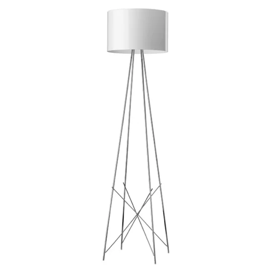 USB Charging Port Floor Lamp for Convenient Device ChargingFLOS Ray F2 Large Floor Lamp - White Metal USB Charging Port Floor Lamp for Convenient Device ChargingFLOS Ray F2 Large Floor Lamp - White Metal