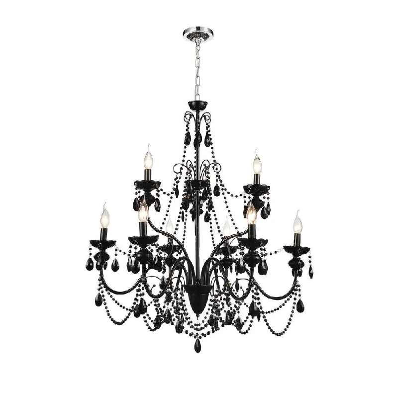 Large Chandeliers for Grand Halls and FoyersLarge Chandeliers for Grand Halls and FoyersGiuseppe Lighting 9 Nine Light Chandelier Keen Black - Exact Size Large Chandeliers for Grand Halls and FoyersLarge Chandeliers for Grand Halls and FoyersGiuseppe Lighting 9 Nine Light Chandelier Keen Black - Exact Size