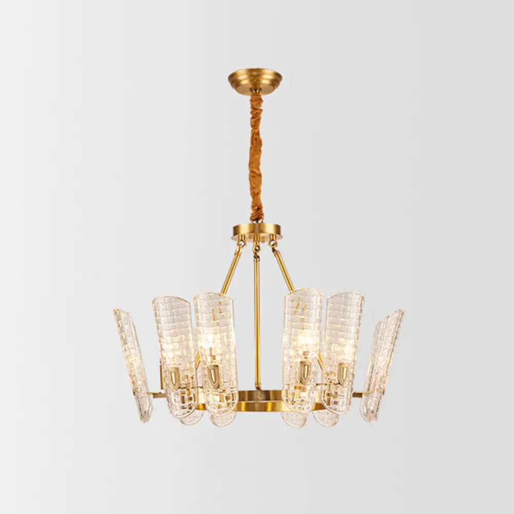 Mid - Century Modern Chandeliers for Vintage AppealMid - Century Modern Chandeliers for Vintage AppealModern Grid Glass Gold Curved Chandelier Pendant Light for Dining Room Mid - Century Modern Chandeliers for Vintage AppealMid - Century Modern Chandeliers for Vintage AppealModern Grid Glass Gold Curved Chandelier Pendant Light for Dining Room