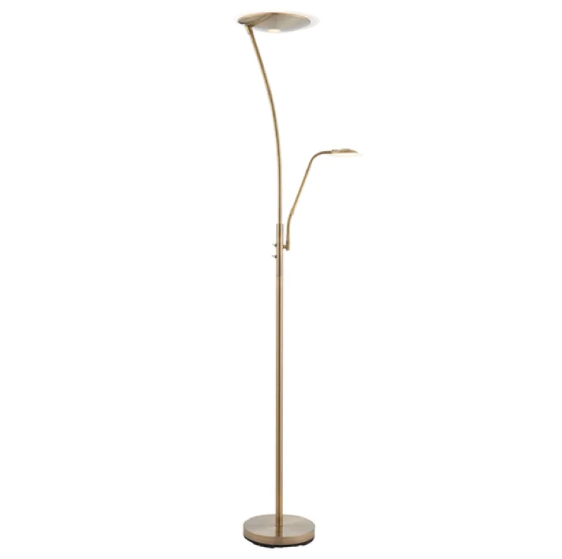 Rustic Farmhouse Style Floor Lamp for Cozy BedroomsAntique Brass Mother and Child Floor lamp - ID 9888 Rustic Farmhouse Style Floor Lamp for Cozy BedroomsAntique Brass Mother and Child Floor lamp - ID 9888