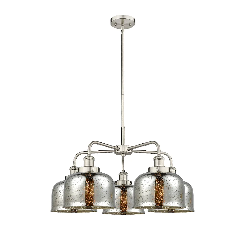 Chandeliers for Living Rooms to Create a Focal PointChandeliers for Living Rooms to Create a Focal PointInnovations Downtown Urban 916-5CR-SN-G78 Chandelier Light - Satin Nickel