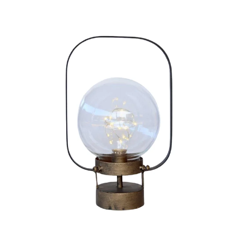 Industrial Style Floor Lamp with Exposed Bulbs for Loft ApartmentsLed Battery Operated Round Glass Lantern 29X18CM Industrial Style Floor Lamp with Exposed Bulbs for Loft ApartmentsLed Battery Operated Round Glass Lantern 29X18CM