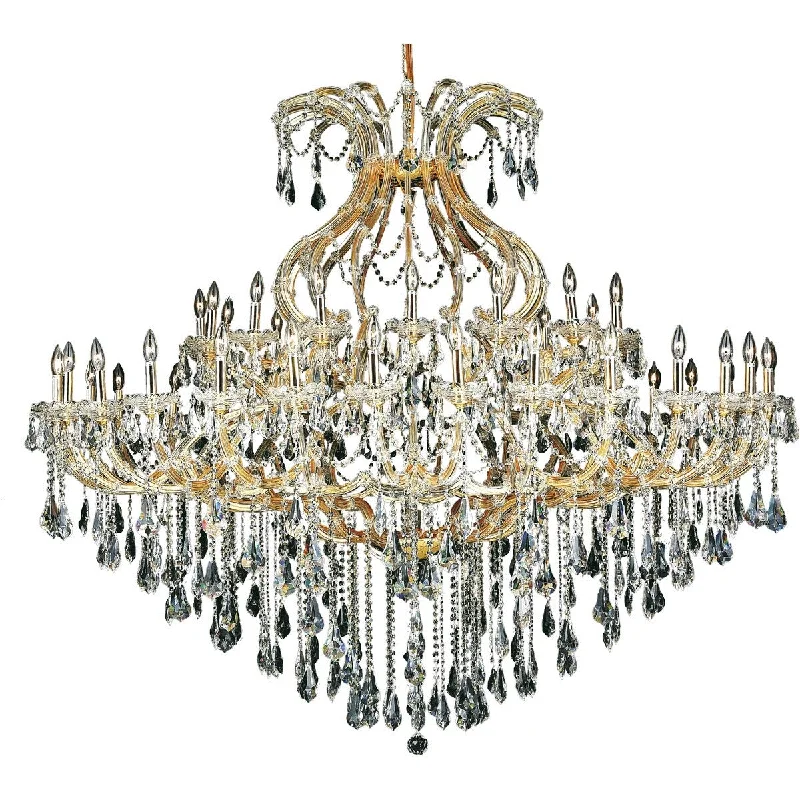 Chandeliers with Clear Crystal for a Sparkling EffectChandeliers with Clear Crystal for a Sparkling EffectMaria Theresa 49 light Gold Chandelier Clear Swarovski Elements Crys - One Size Chandeliers with Clear Crystal for a Sparkling EffectChandeliers with Clear Crystal for a Sparkling EffectMaria Theresa 49 light Gold Chandelier Clear Swarovski Elements Crys - One Size