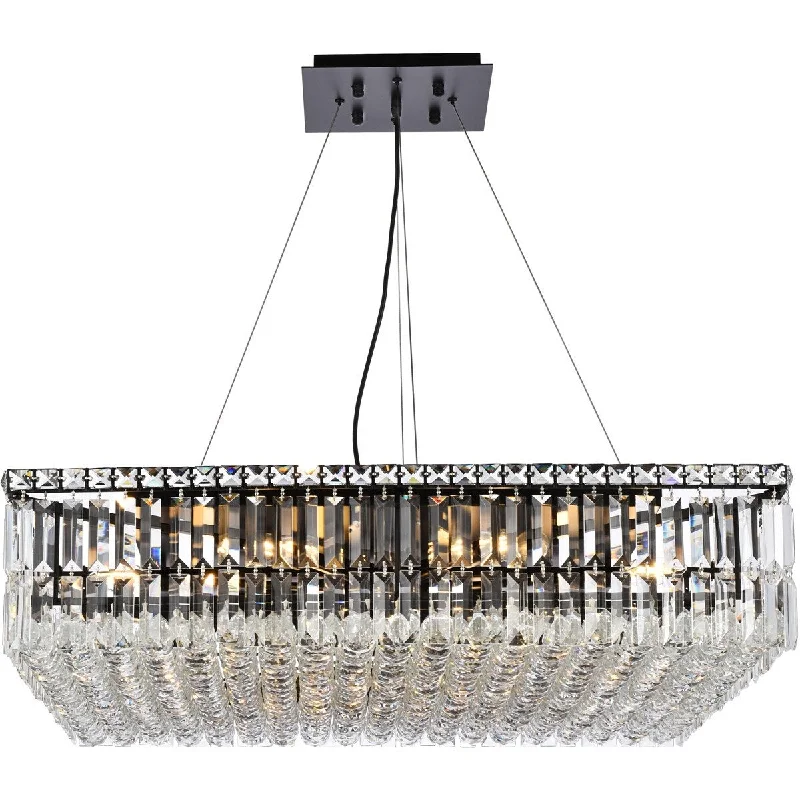Mid - Century Modern Chandeliers for Vintage AppealMid - Century Modern Chandeliers for Vintage AppealMaxime 32 inch black chandelier - One Size