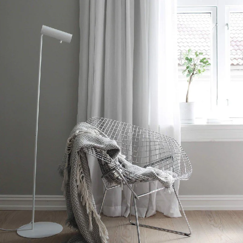 Smart Floor Lamp with Voice Control and Bluetooth ConnectivityMIB 6 Floor Lamp - White Smart Floor Lamp with Voice Control and Bluetooth ConnectivityMIB 6 Floor Lamp - White