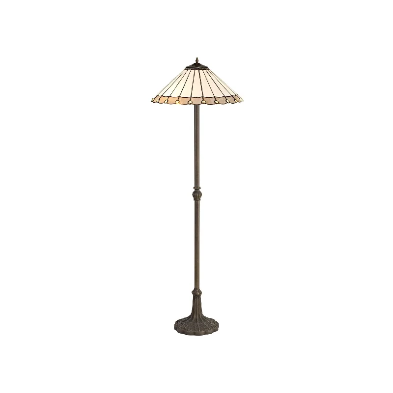 Adjustable Height Floor Lamp for Versatile Lighting NeedsNelson Lighting NLK03469 Umbrian 2 Light Leaf Design Floor Lamp With 40cm Tiffany Shade Grey/Chrome/Brass Adjustable Height Floor Lamp for Versatile Lighting NeedsNelson Lighting NLK03469 Umbrian 2 Light Leaf Design Floor Lamp With 40cm Tiffany Shade Grey/Chrome/Brass