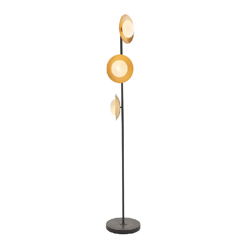 Glass Floor Lamp with Frosted Shades for Soft Diffused LightOpal Pebble Floor Lamp - ID 11017 Glass Floor Lamp with Frosted Shades for Soft Diffused LightOpal Pebble Floor Lamp - ID 11017