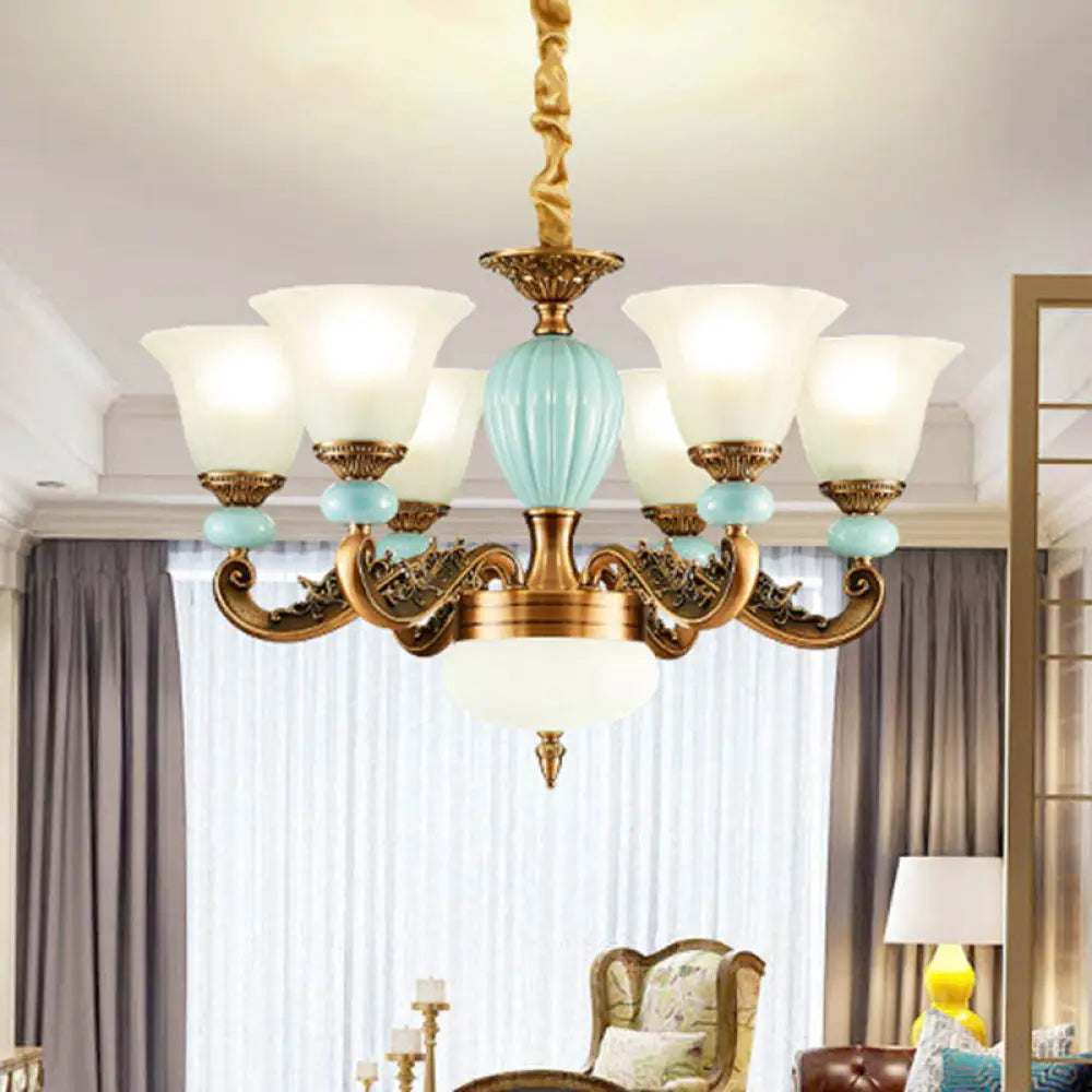 Traditional Brass Chandeliers for Classic InteriorsTraditional Brass Chandeliers for Classic InteriorsSimple Light Blue Chandelier: Metal Hanging Light Kit with Flared Frosted Glass Shade Traditional Brass Chandeliers for Classic InteriorsTraditional Brass Chandeliers for Classic InteriorsSimple Light Blue Chandelier: Metal Hanging Light Kit with Flared Frosted Glass Shade