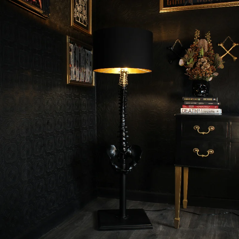 Bohemian Inspired Floor Lamp for Eclectic Home DecorThe Spine Floor Lamp by The Blackened Teeth Bohemian Inspired Floor Lamp for Eclectic Home DecorThe Spine Floor Lamp by The Blackened Teeth