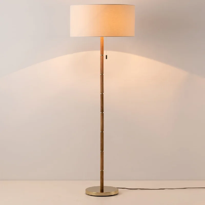 Rustic Farmhouse Style Floor Lamp for Cozy BedroomsWood & Brass Disk Floor Lamp - Houseof Rustic Farmhouse Style Floor Lamp for Cozy BedroomsWood & Brass Disk Floor Lamp - Houseof