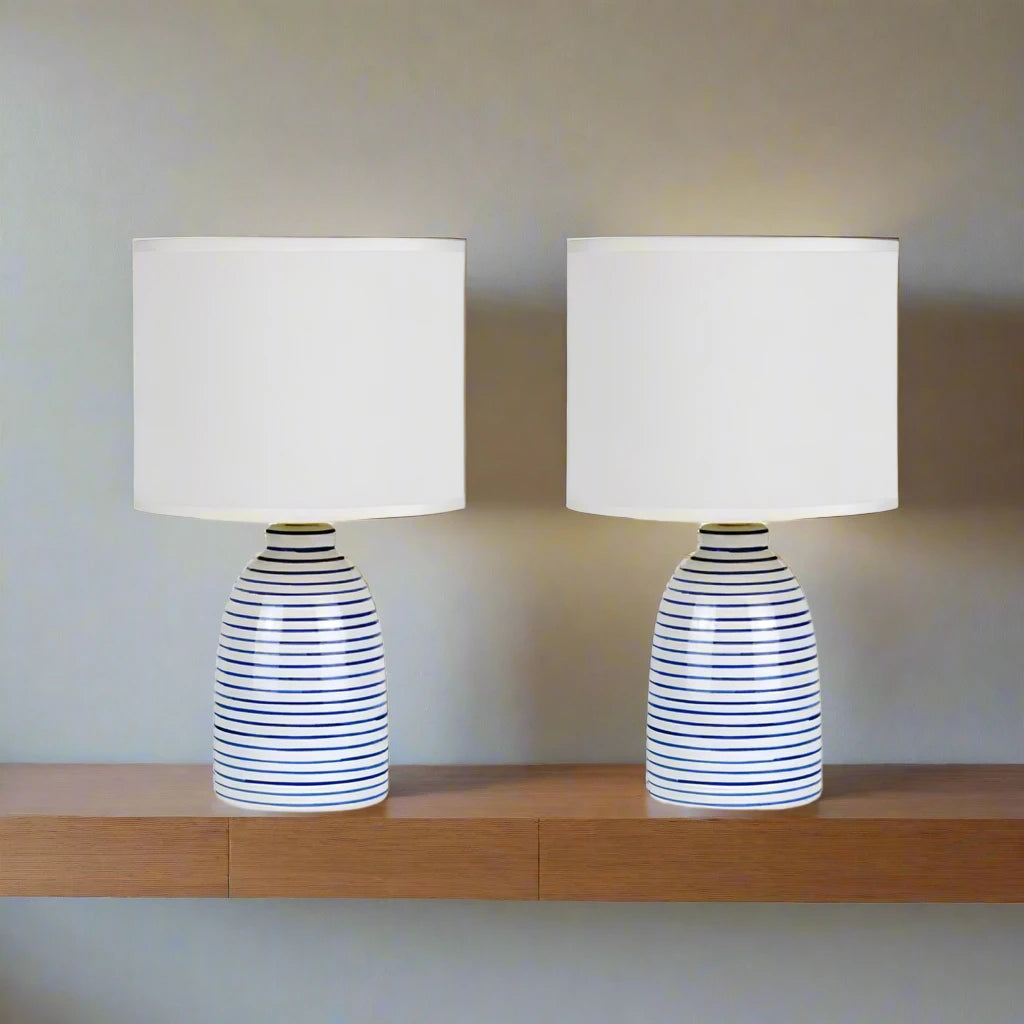 asian inspired table lamps with bamboo accents for a zen atmosphereAgapan Ceramic Table Lamp