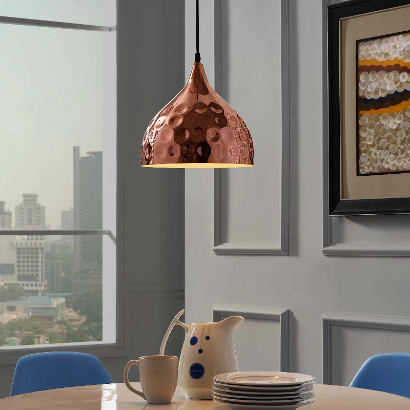 Contemporary Ceiling Lights with Unique, Abstract ShapesContemporary Ceiling Lights with Unique, Abstract ShapesDimple 11" Bell-Shaped Rose Gold Pendant Light Contemporary Ceiling Lights with Unique, Abstract ShapesContemporary Ceiling Lights with Unique, Abstract ShapesDimple 11" Bell-Shaped Rose Gold Pendant Light