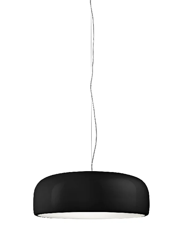Rustic Ceiling Lights with Reclaimed Wood and Distressed FinishesFLOS Smithfield S Gloss Black Pendant Light - ID 10786 Rustic Ceiling Lights with Reclaimed Wood and Distressed FinishesFLOS Smithfield S Gloss Black Pendant Light - ID 10786