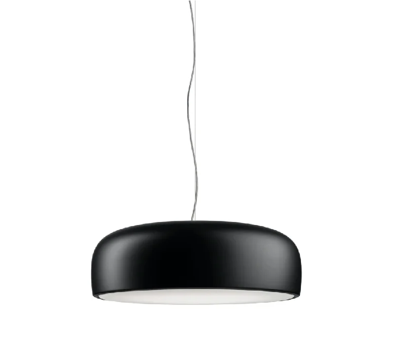 Tropical - Themed Ceiling Lights with Palm - Leaf Shapes and Rattan WrapsFLOS Smithfield S Matt Black Pendant Light - ID 10787 Tropical - Themed Ceiling Lights with Palm - Leaf Shapes and Rattan WrapsFLOS Smithfield S Matt Black Pendant Light - ID 10787