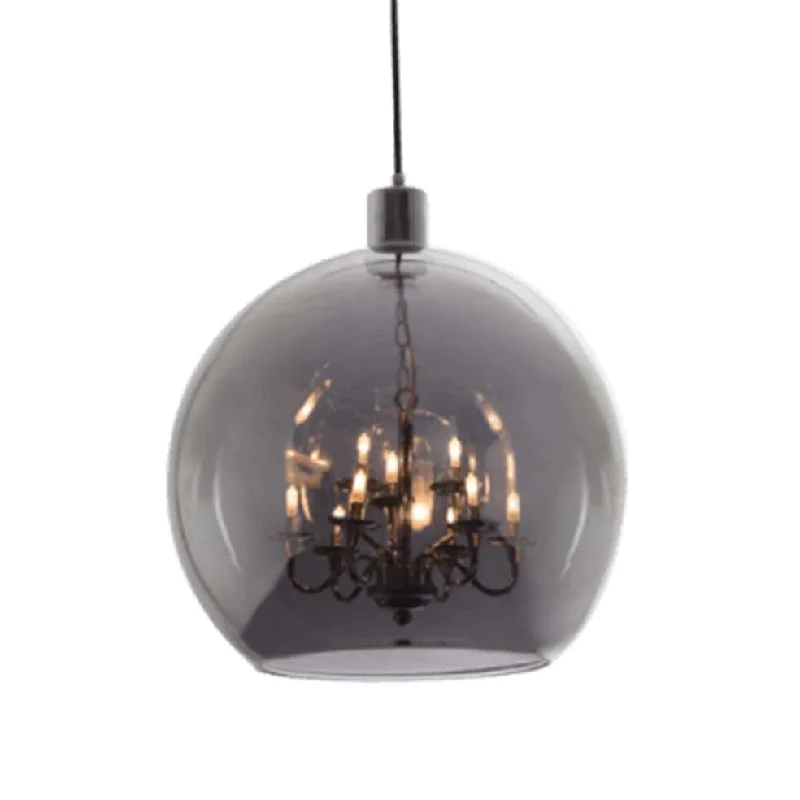 Chinese - Style Ceiling Lights with Red Lantern - Inspired DesignsChinese - Style Ceiling Lights with Red Lantern - Inspired DesignsInner Chandelier Glass Pendant Light