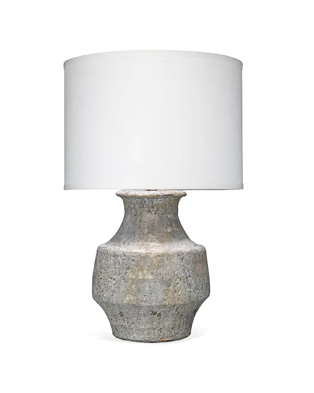 bohemian table lamps with colorful patterns for eclectic bedroomsMasonry Table Lamp - Grey