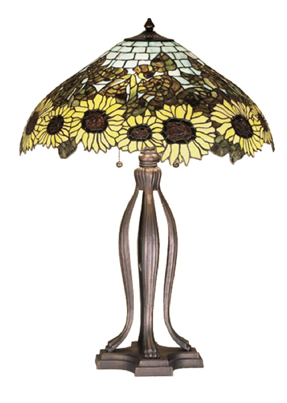fabric table lamps with a linen shade for a relaxed and breathable lookThree Light Table Lamp