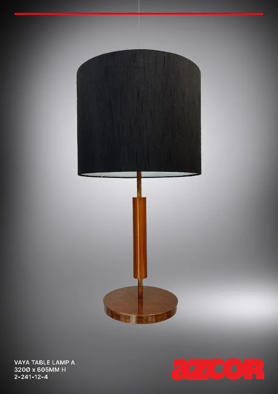 fabric table lamps with a linen shade for a relaxed and breathable lookVaya Table Lamp A